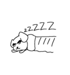 まゆ犬 (まゆげが自慢の犬)（個別スタンプ：8）