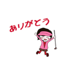 ゴルフ好き女子のためのスタンプ 2（個別スタンプ：12）