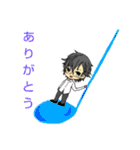ちびキャラ男女（個別スタンプ：9）