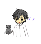 ちびキャラ男女（個別スタンプ：27）