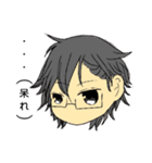 ちびキャラ男女（個別スタンプ：30）