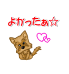 目で語る可愛い犬ラッキーシリーズその1（個別スタンプ：6）