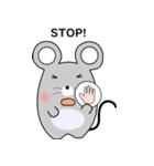 可愛い太ったネズミ（個別スタンプ：34）