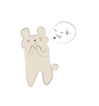 シュールなくまさんスタンプ（個別スタンプ：6）