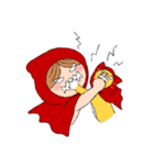 雨の妖精と猫（個別スタンプ：8）