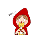 雨の妖精と猫（個別スタンプ：16）
