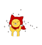 雨の妖精と猫（個別スタンプ：17）
