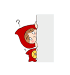 雨の妖精と猫（個別スタンプ：24）