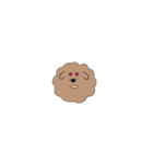 ちゃいろのいぬ（個別スタンプ：4）