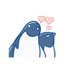 ジワるペンギン －LOVE－（個別スタンプ：3）