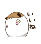 モルちゃんとオオカミ”君＆しゃくとり君（個別スタンプ：3）