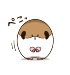 モルちゃんとオオカミ”君＆しゃくとり君（個別スタンプ：4）
