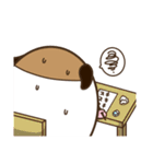 モルちゃんとオオカミ”君＆しゃくとり君（個別スタンプ：7）