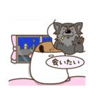 モルちゃんとオオカミ”君＆しゃくとり君（個別スタンプ：13）