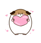 モルちゃんとオオカミ”君＆しゃくとり君（個別スタンプ：18）