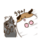 モルちゃんとオオカミ”君＆しゃくとり君（個別スタンプ：30）