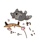モルちゃんとオオカミ”君＆しゃくとり君（個別スタンプ：34）