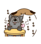モルちゃんとオオカミ”君＆しゃくとり君（個別スタンプ：37）