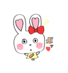 大福うさぎちゃん（個別スタンプ：1）