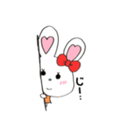 大福うさぎちゃん（個別スタンプ：3）