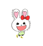 大福うさぎちゃん（個別スタンプ：6）