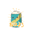 消しゴムの挨拶（個別スタンプ：1）