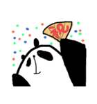 リアクションするパンダ（個別スタンプ：2）