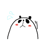 リアクションするパンダ（個別スタンプ：4）