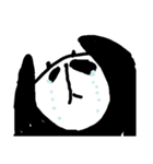 リアクションするパンダ（個別スタンプ：9）