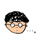 マジメガネくん（個別スタンプ：5）