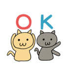 ゆるい手書きねこ（個別スタンプ：4）