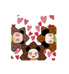 三羽のハリネズミ（個別スタンプ：9）