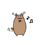 のんびりくまごろう（個別スタンプ：3）