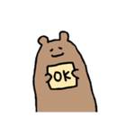 のんびりくまごろう（個別スタンプ：23）