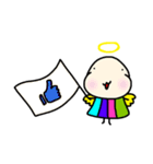 つるぴかてんしちゃん（個別スタンプ：7）