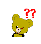 多重人格なクマちゃん（個別スタンプ：3）