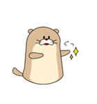 語彙力のないカワウソ（個別スタンプ：7）