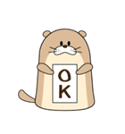 語彙力のないカワウソ（個別スタンプ：8）
