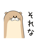 語彙力のないカワウソ（個別スタンプ：17）