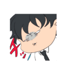 頑張ってお仕事してる男性を応援してます。（個別スタンプ：5）