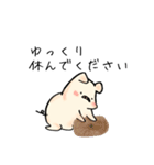ぶたのこちゃん5〜敬語（個別スタンプ：3）