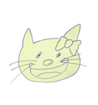 シュールなネコ（よく使う言葉）（個別スタンプ：1）