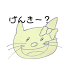 シュールなネコ（よく使う言葉）（個別スタンプ：35）