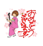 民謡三味線NO.2（個別スタンプ：12）