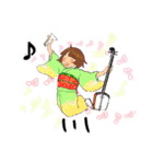 民謡三味線NO.2（個別スタンプ：16）