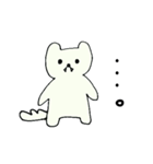 しろいケモノの日常（個別スタンプ：11）