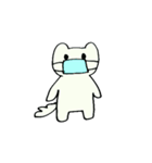 しろいケモノの日常（個別スタンプ：19）