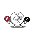 卓球スタンプ「卓球だ！ピンポン球ぴん君」（個別スタンプ：18）