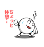 卓球スタンプ「卓球だ！ピンポン球ぴん君」（個別スタンプ：28）
