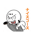 卓球スタンプ「卓球だ！ピンポン球ぴん君」（個別スタンプ：35）